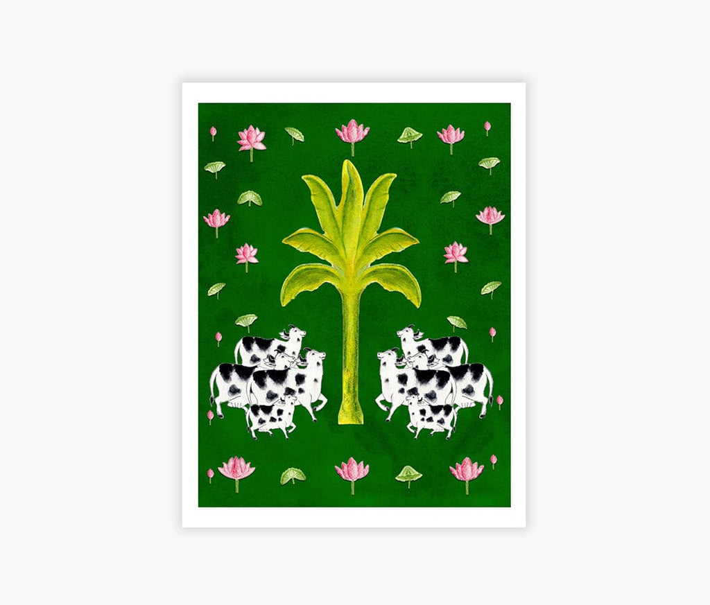 Kannika Art Pichwai Holy Cow #3 | Art Print